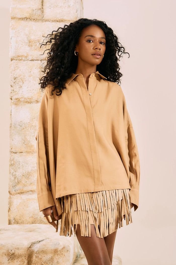 Camisa Oversize Premium con Estampa en la Espalda