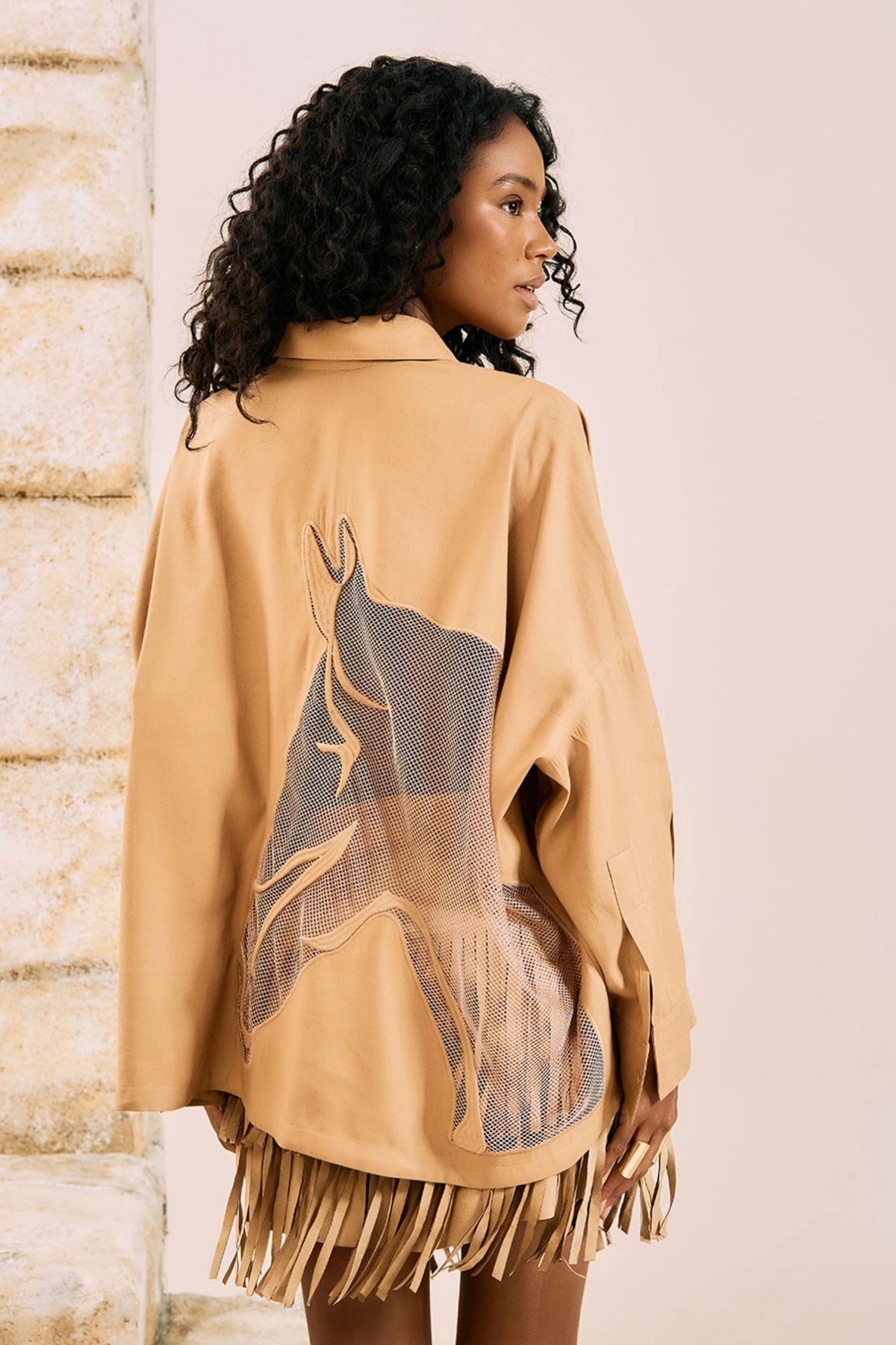 Camisa Oversize Premium con Estampa en la Espalda