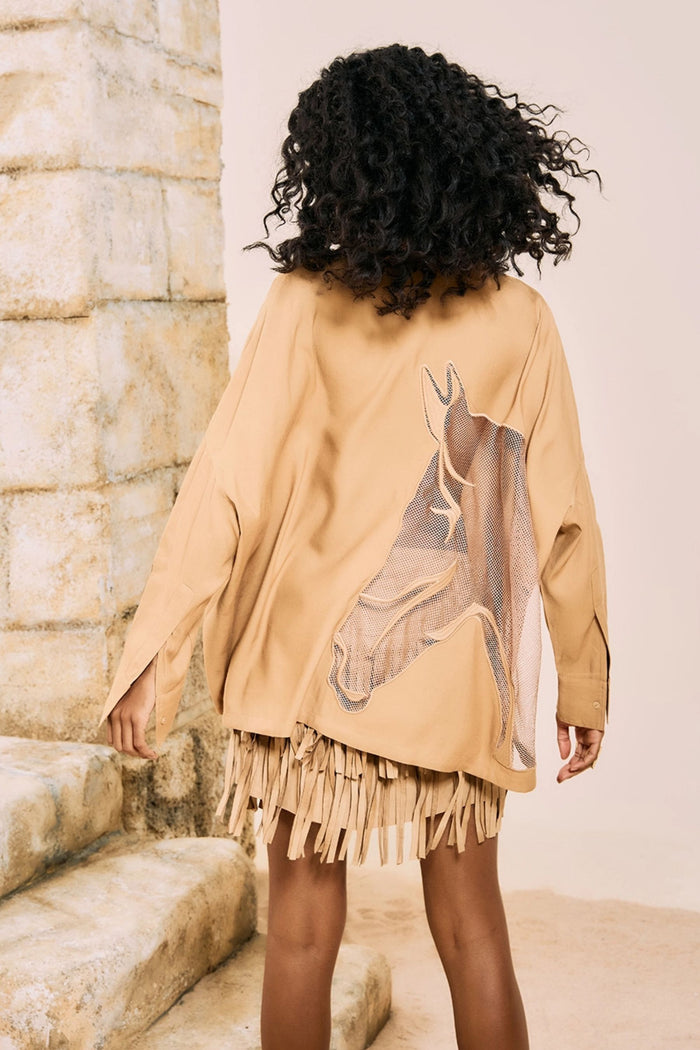 Camisa Oversize Premium con Estampa en la Espalda