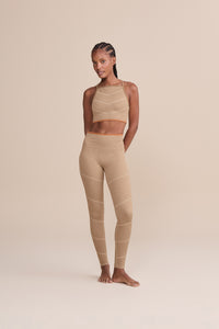 Calza Deportiva Flextex Seamless LIVE! Beige