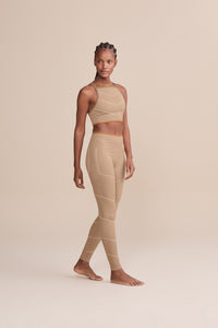 Calza Deportiva Flextex Seamless LIVE! Beige