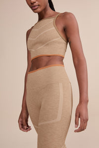Calza Deportiva Flextex Seamless LIVE! Beige