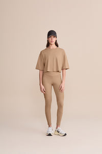 Legging LIVE! Neopren Line Beige Organic