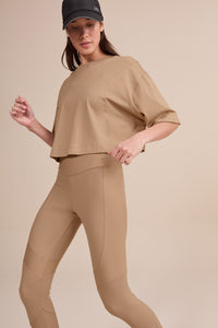 Legging LIVE! Neopren Line Beige Organic