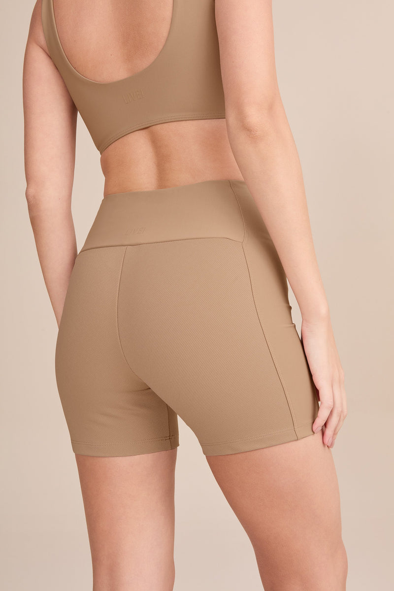 Top Deportivo V Neopren Line Beige Organic
