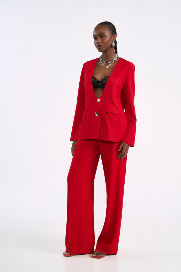 Pantalón Wide Leg de Cintura Alta Colcci
