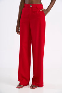 Pantalón Wide Leg de Cintura Alta Colcci