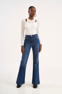 Jeans Flare Madrid Rebel Colcci