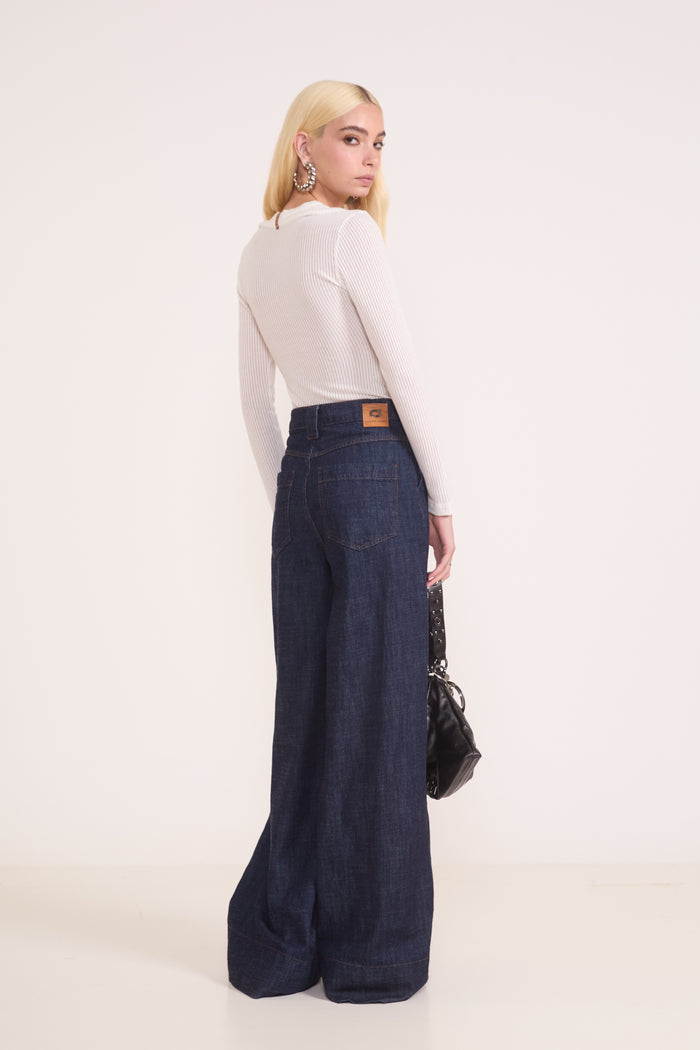 Jeans Wide Leg Oversized Colcci Lisboa