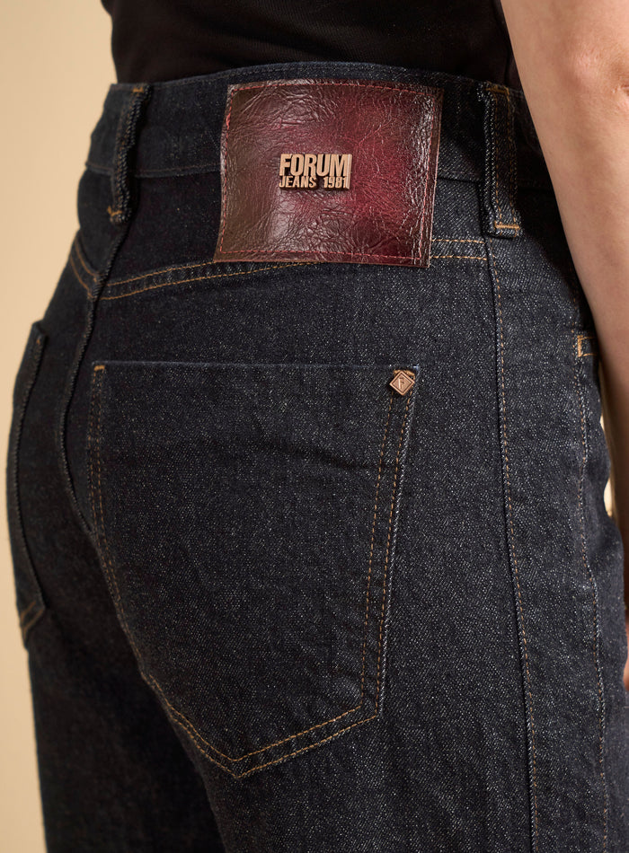 Jeans Mujer Recto Bella Stretch Azul Oscuro Forum