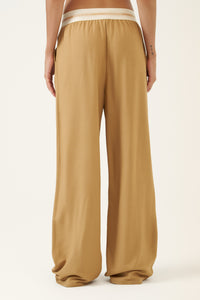 Pantalón Wide Leg con Cintura Elástica Colcci Sport