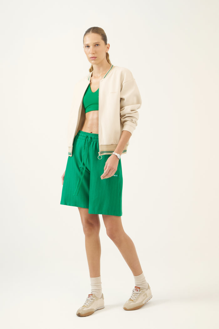 Chaqueta Bomber con Rib Colcci Sport
