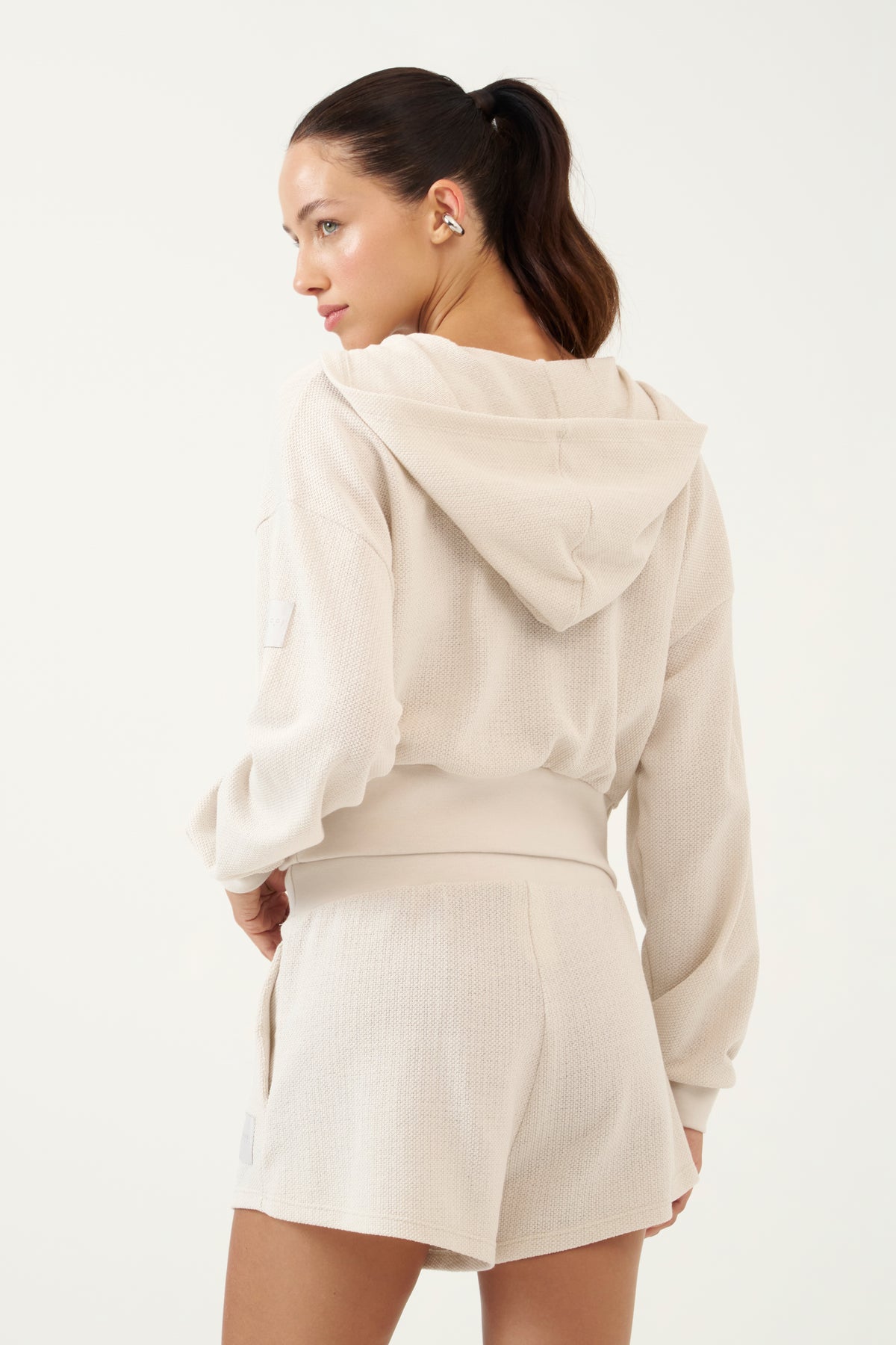 Chaqueta Cropped con Capucha Colcci Sport