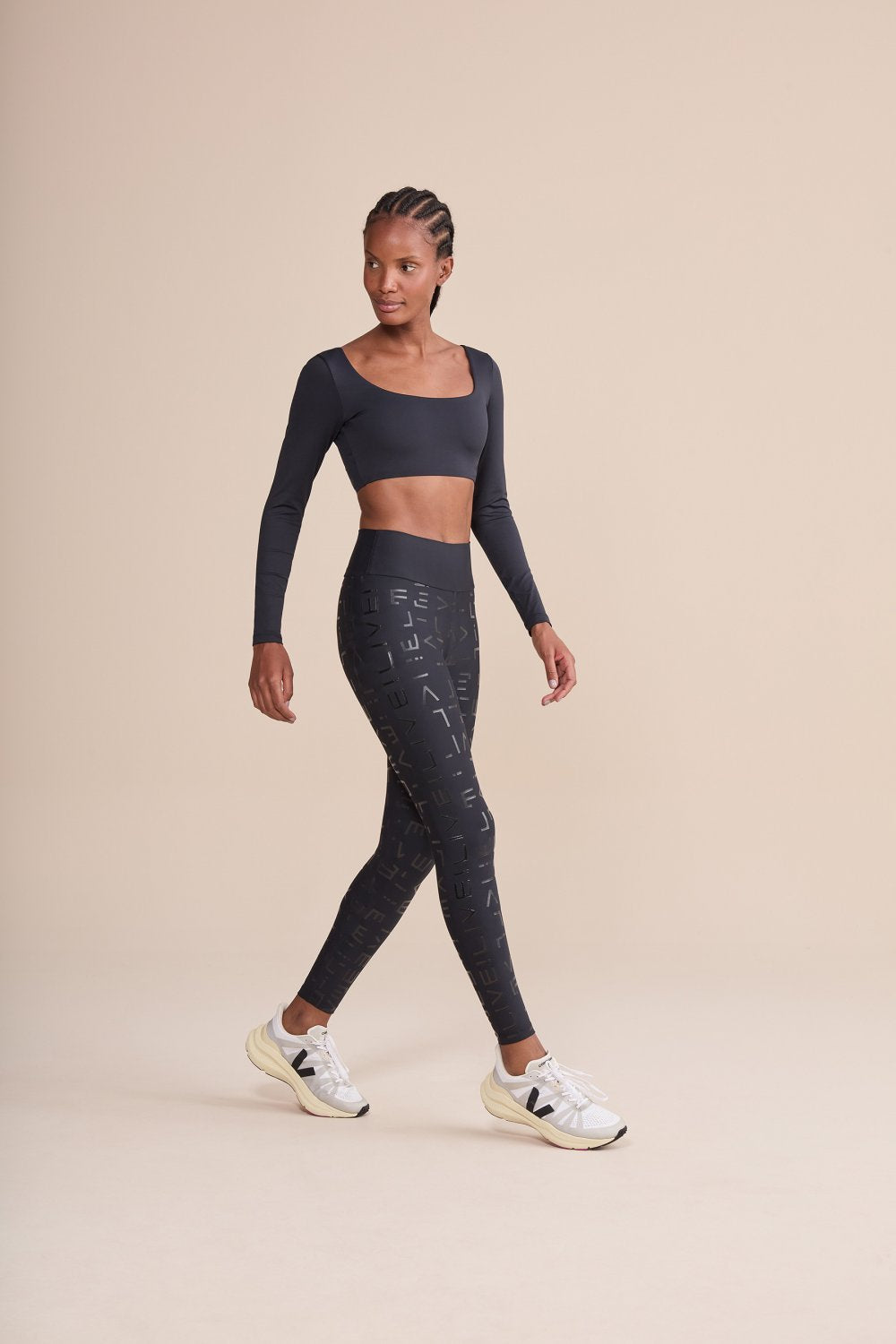 Top Deportivo Multi Manga Larga Sense Black