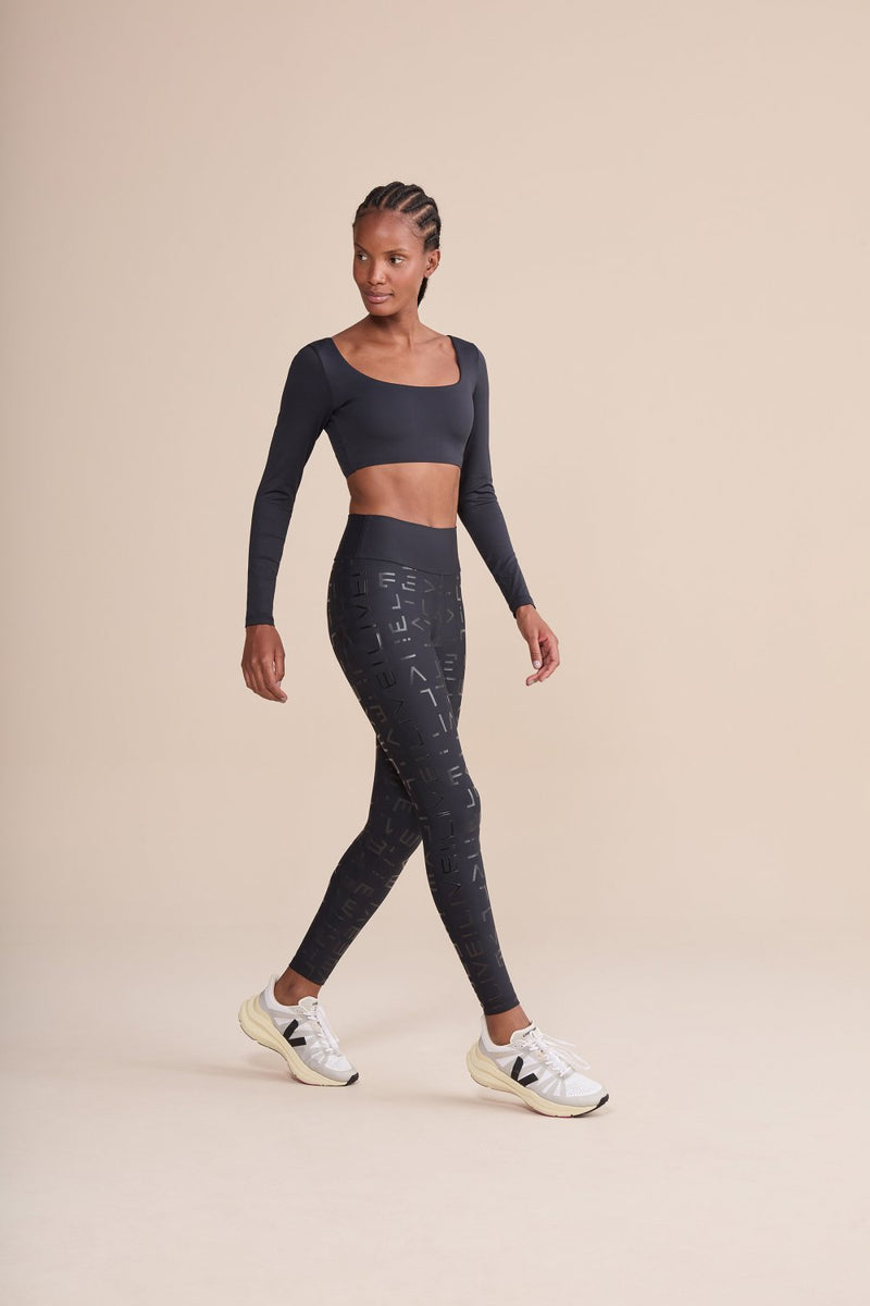 Top Deportivo Multi Manga Larga Sense Black