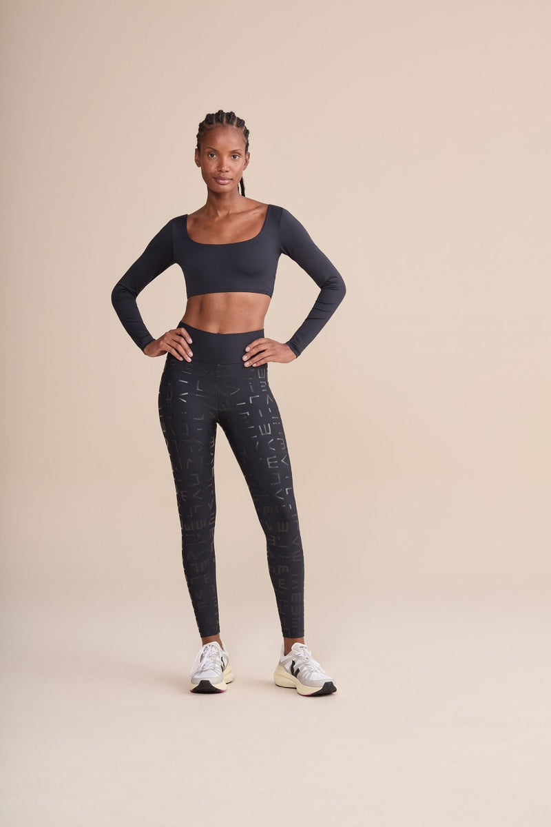 Top Deportivo Multi Manga Larga Sense Black