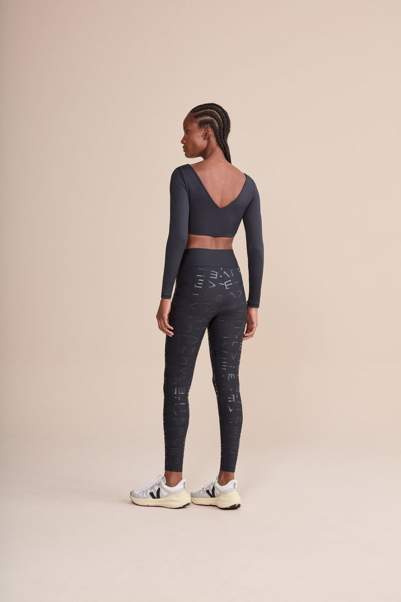 Top Deportivo Multi Manga Larga Sense Black