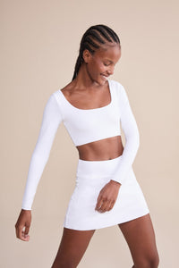 Top Deportivo Multi Manga Larga Sense White