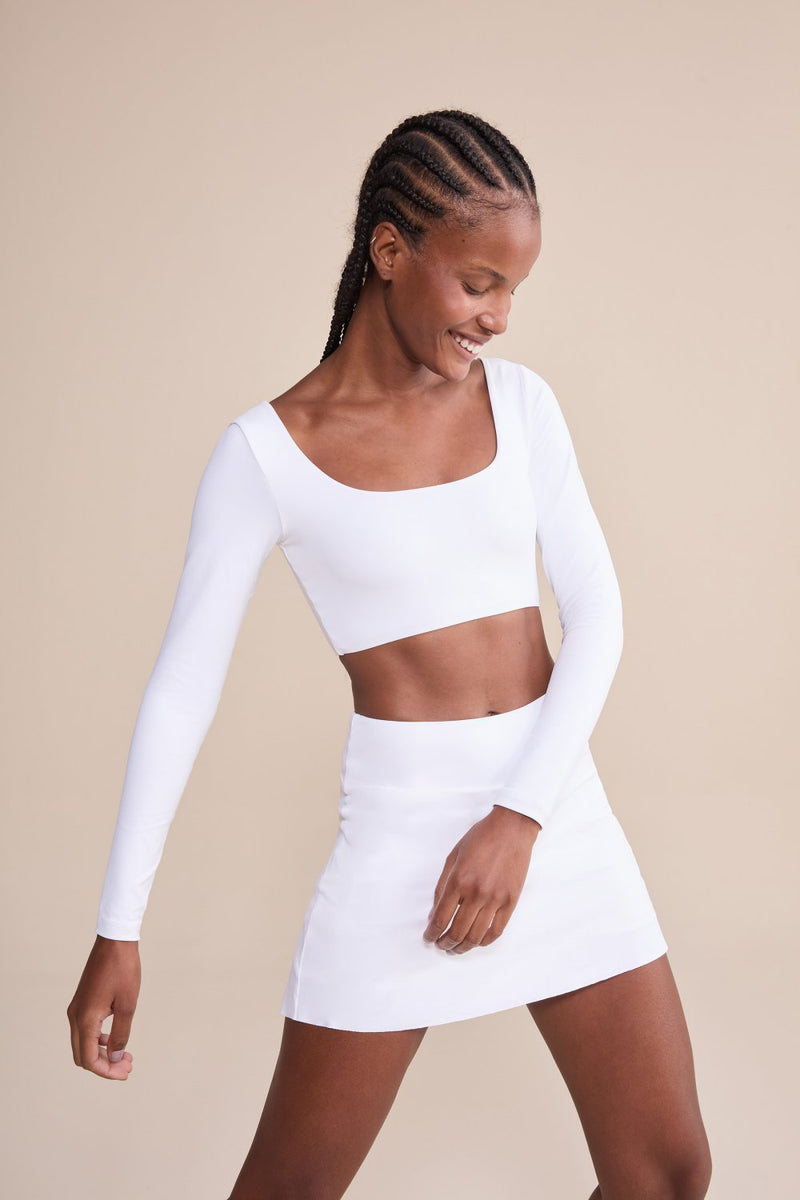 Top Deportivo Multi Manga Larga Sense White