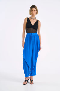 Blusa Ajustada con Transparencia en Tul Colcci