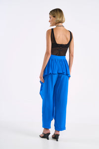 Blusa Ajustada con Transparencia en Tul Colcci