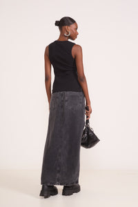 Blusa Musculosa Canalé con Eyelets Colcci Rebel