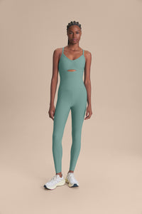 Enterito Deportivo LIVE! Fit Green Long Bodysuit Mujer