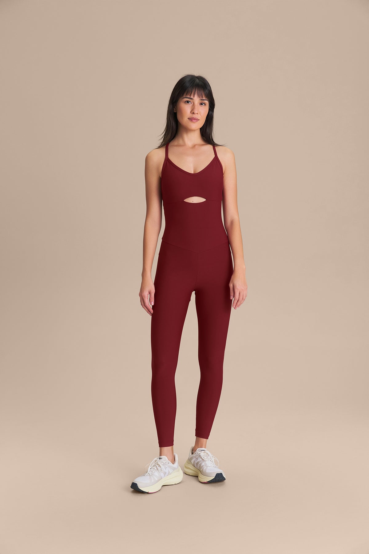 Enterito Deportivo LIVE! Fit Green Long Bodysuit Mujer