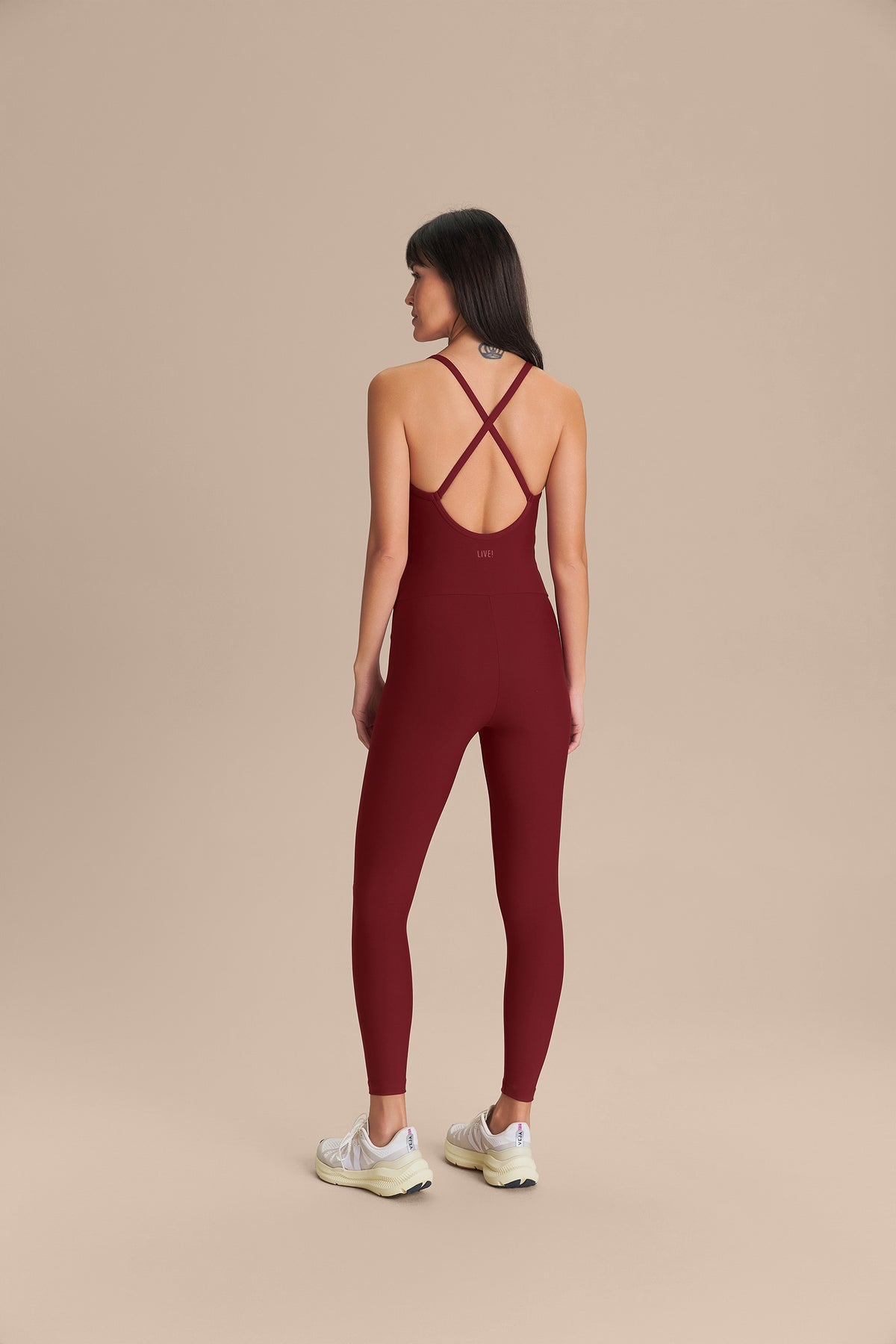 Enterito Deportivo LIVE! Fit Green Long Bodysuit Mujer