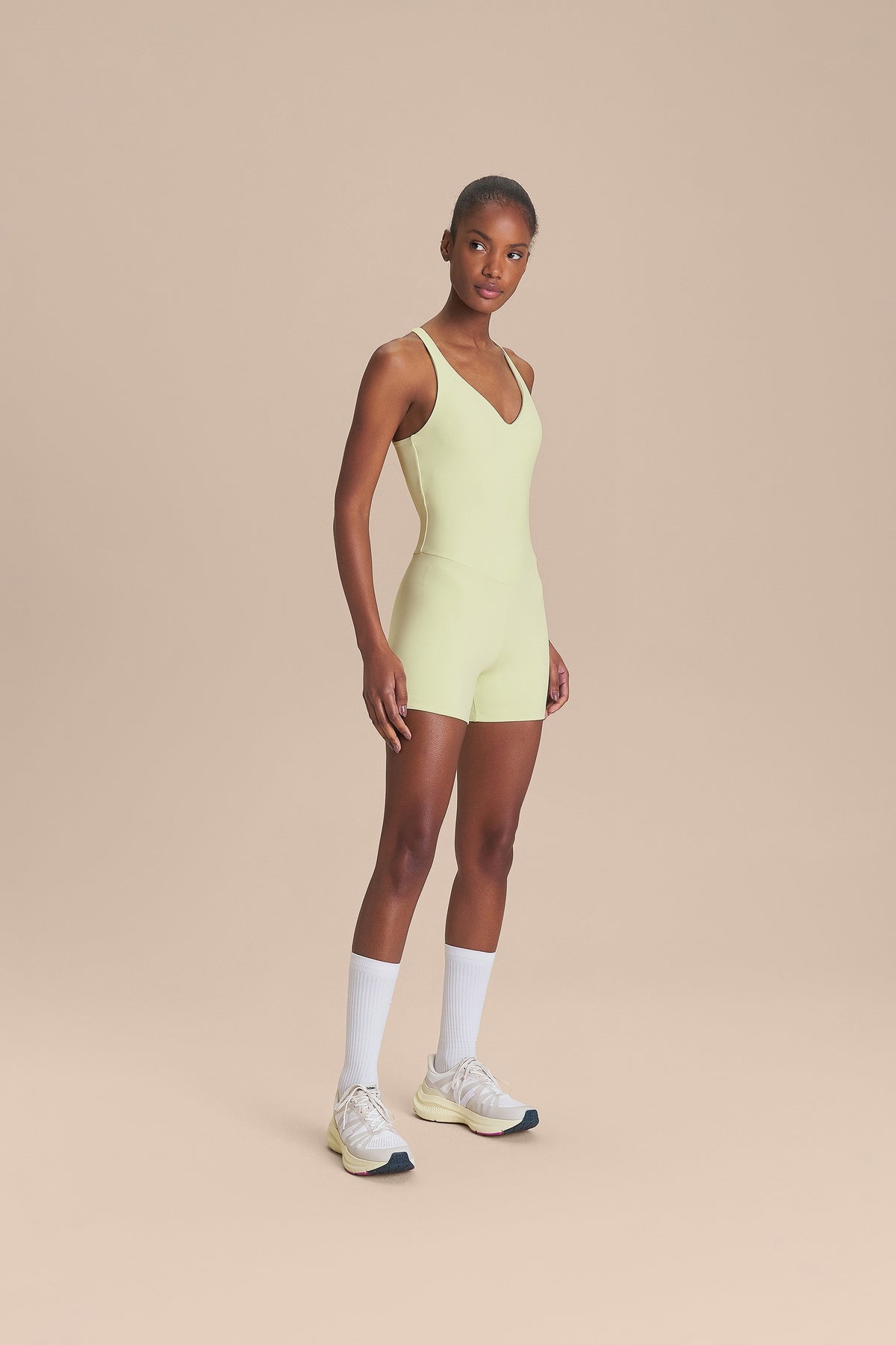 Enterito Corto LIVE! Tex Green Short Bodysuit Mujer