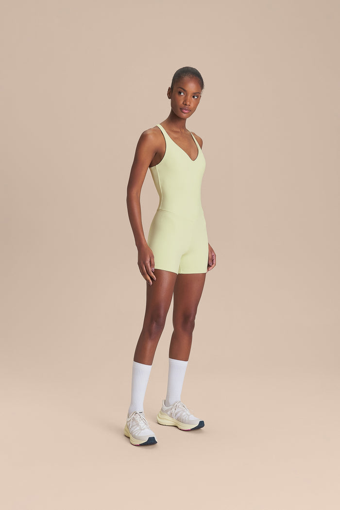 Enterito Corto LIVE! Tex Green Short Bodysuit Mujer