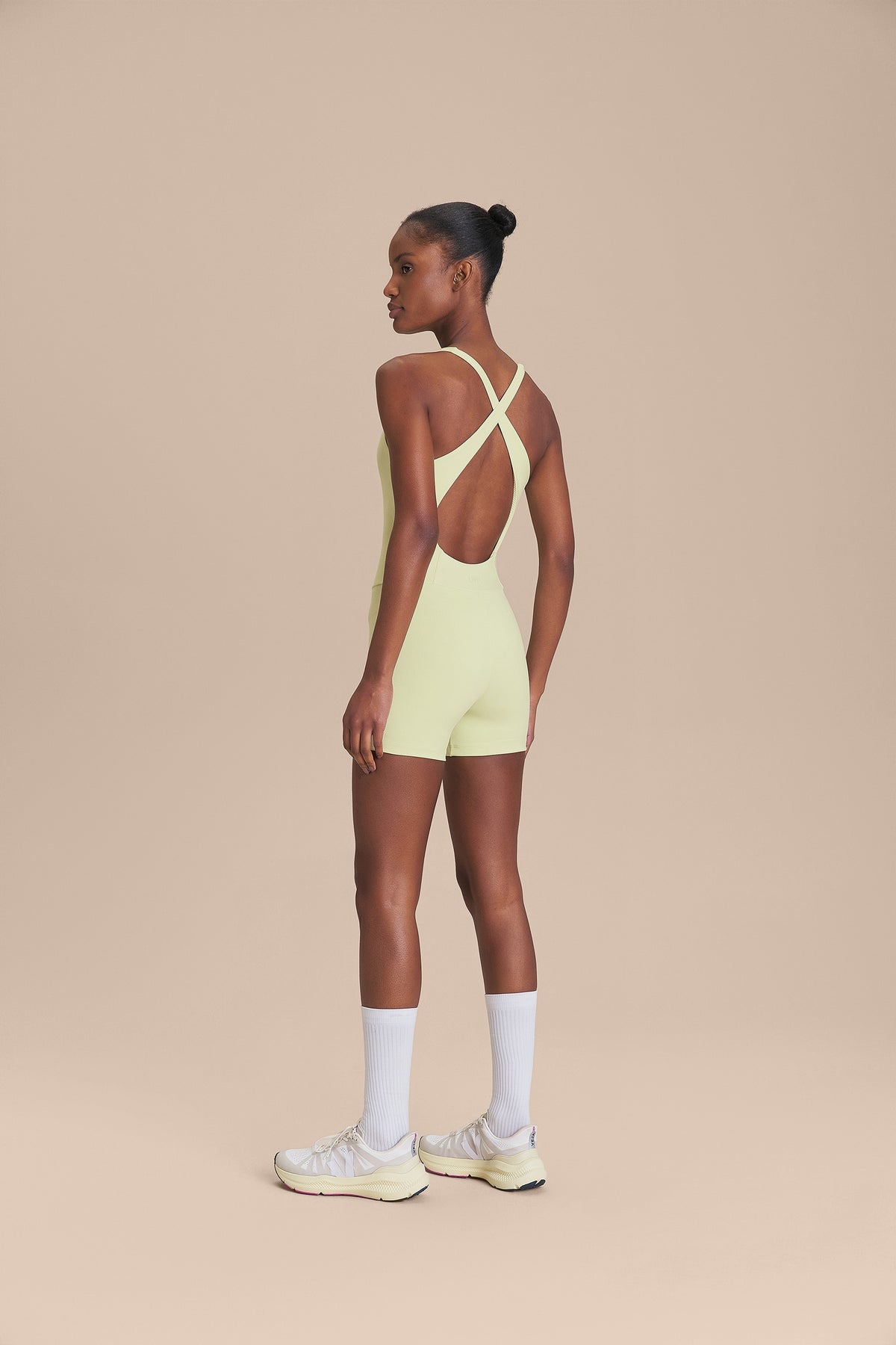 Enterito Corto LIVE! Tex Green Short Bodysuit Mujer