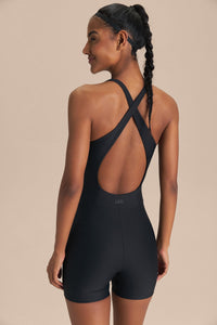 Enterito Corto LIVE! Tex Green Short Bodysuit Mujer