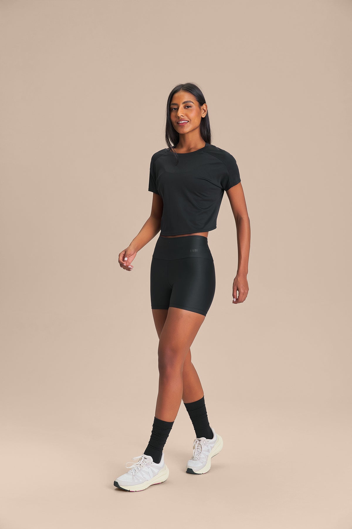 Camiseta Multi Up Loose Negro