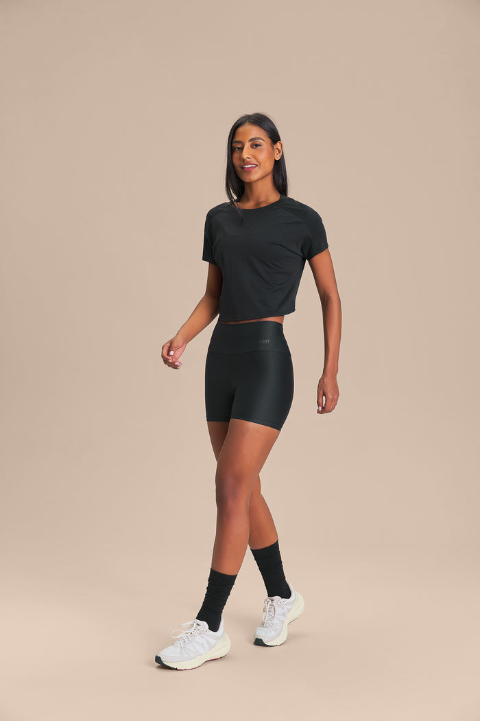 Camiseta Multi Up Loose Negro