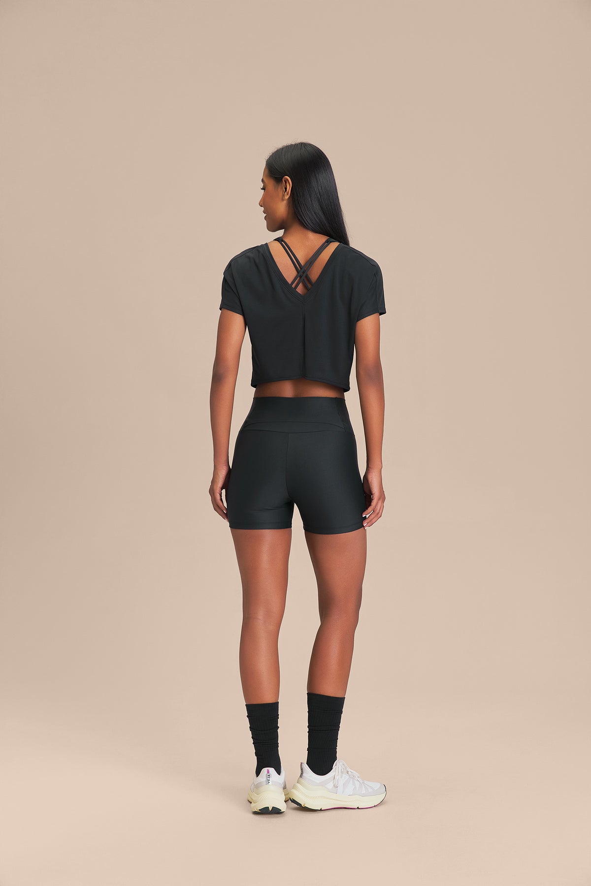 Camiseta Multi Up Loose Negro