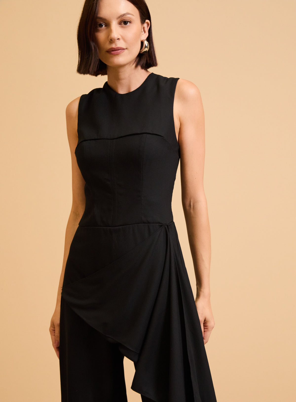 Enterito Negro Wide Leg Mujer Forum