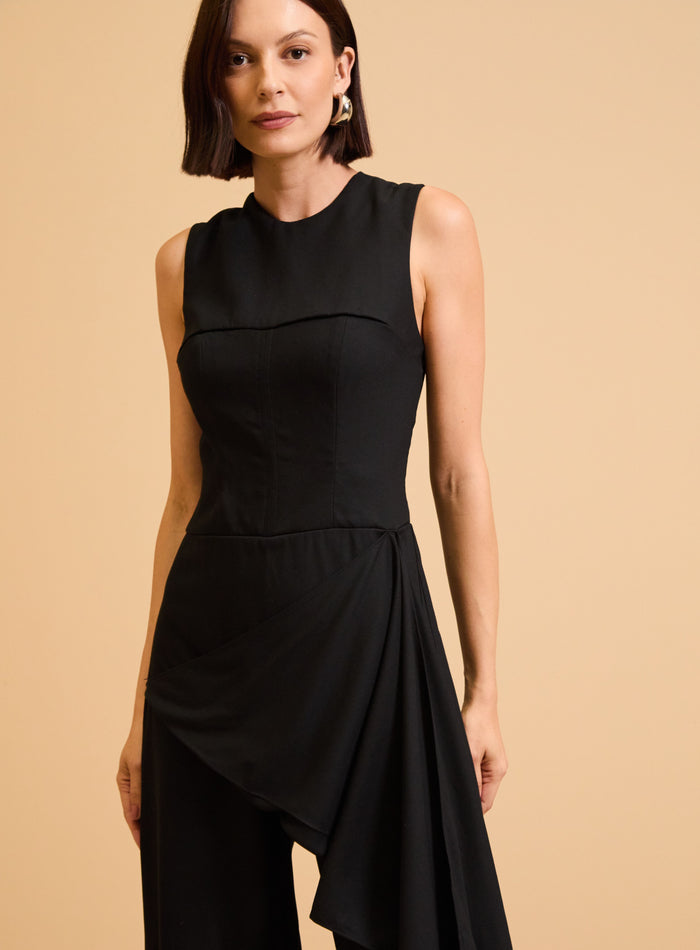 Enterito Negro Wide Leg Mujer Forum