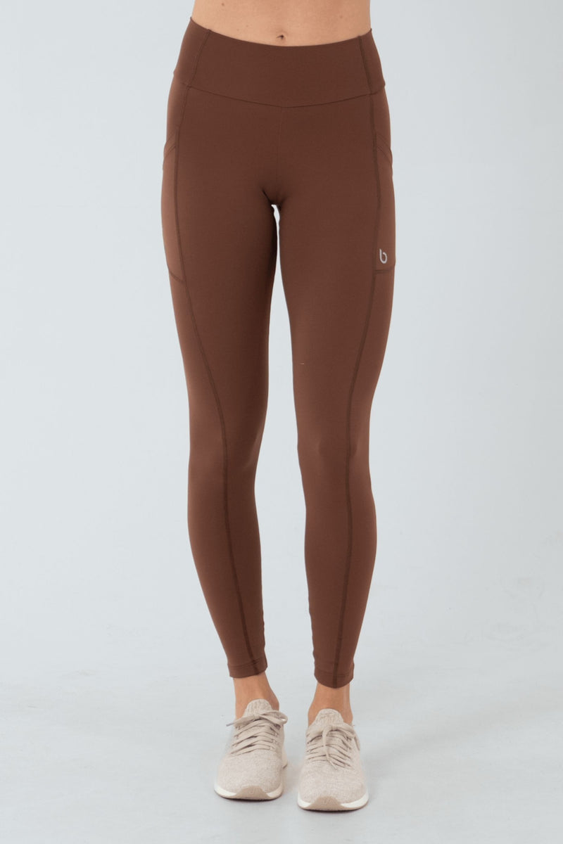 Calza Legging Fitness Columbia  Marrón Charutto