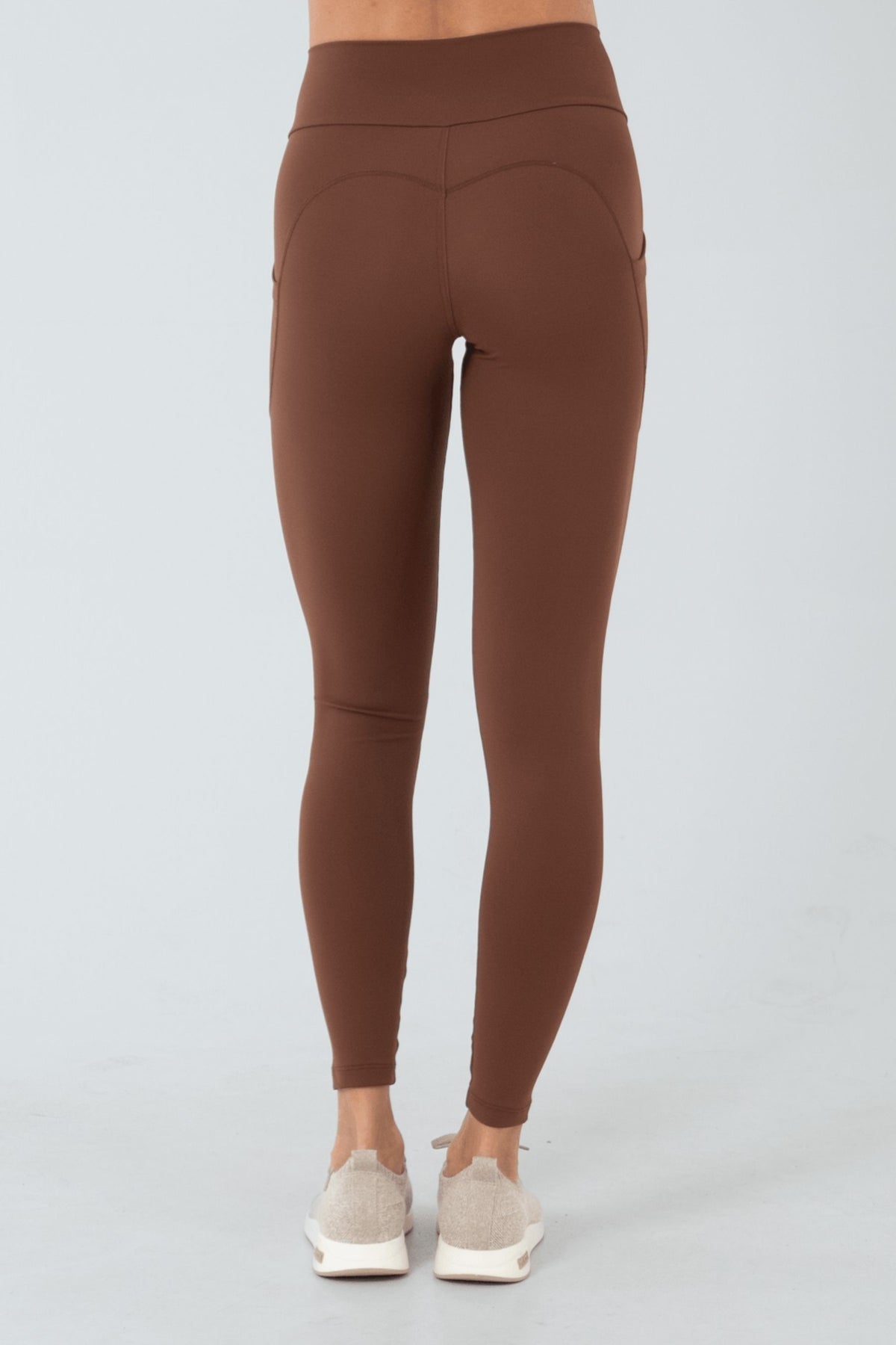 Calza Legging Fitness Columbia  Marrón Charutto