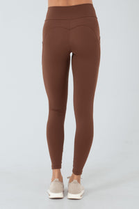 Calza Legging Fitness Columbia  Marrón Charutto