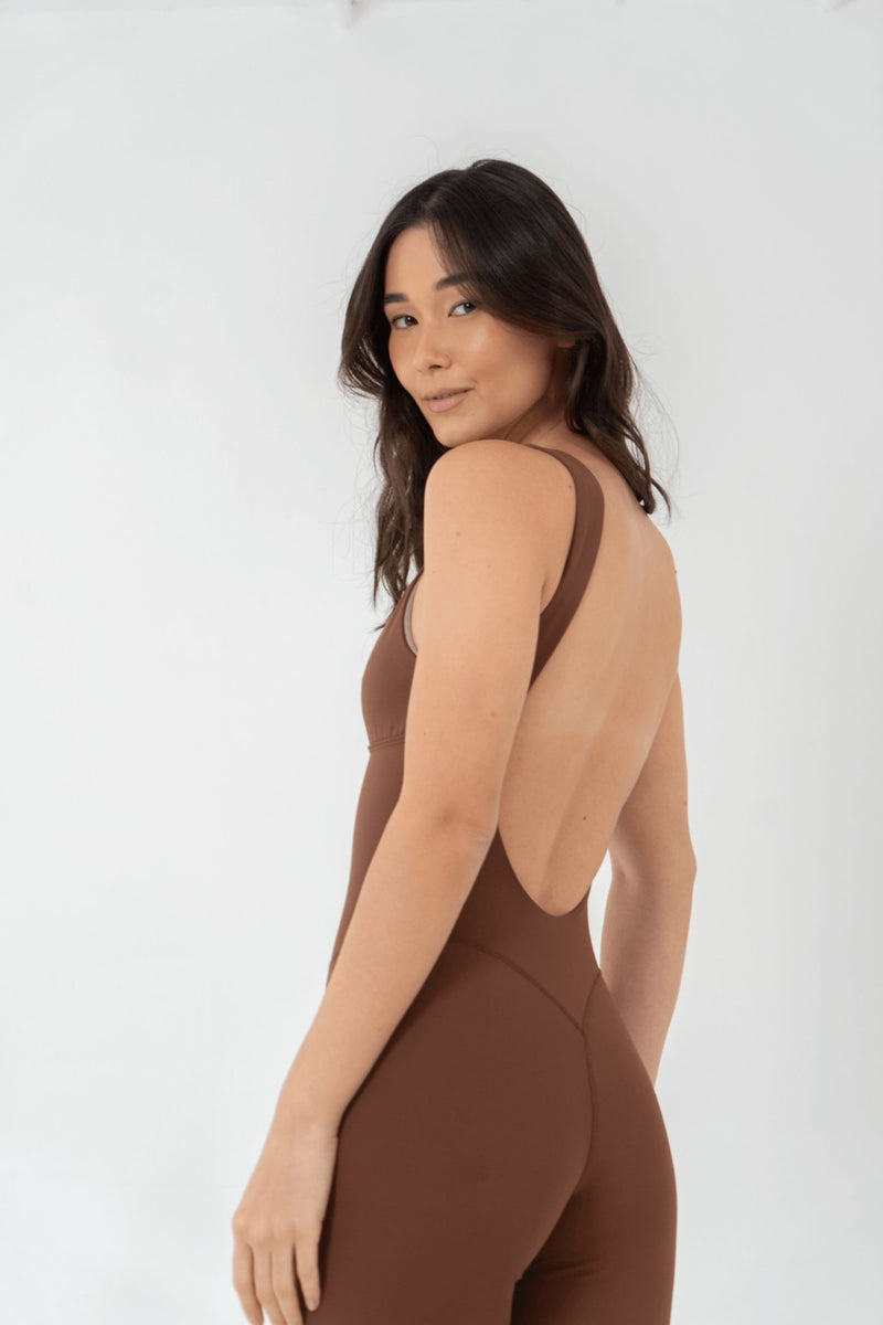 Enterito Fitness Columbia Marrón Charuto