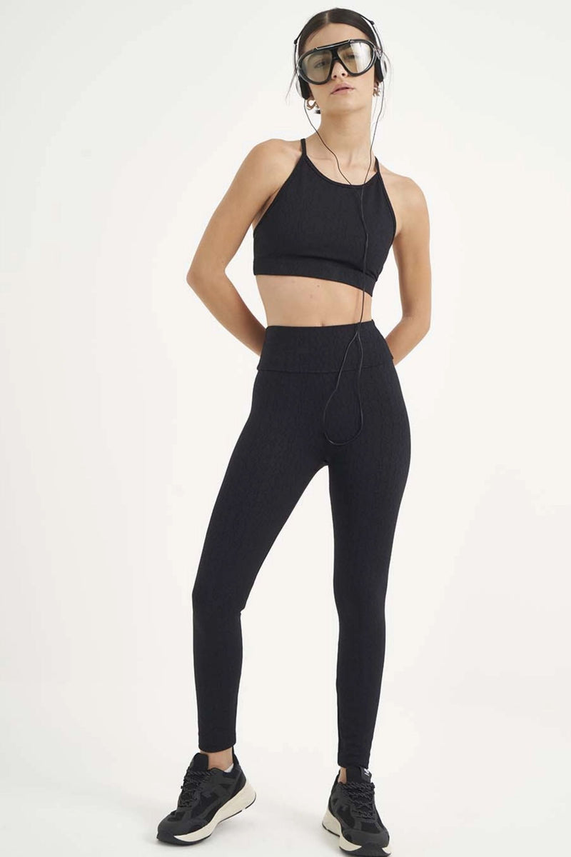 Calza Legging Feminina Jacquard – HARMONY – COLCCI SPORT