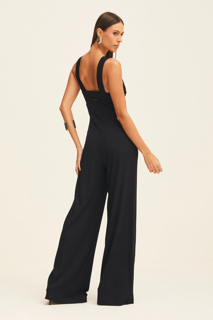 Enterito Canelado Wide Leg con Recortes Laterales – URBAN BREEZE