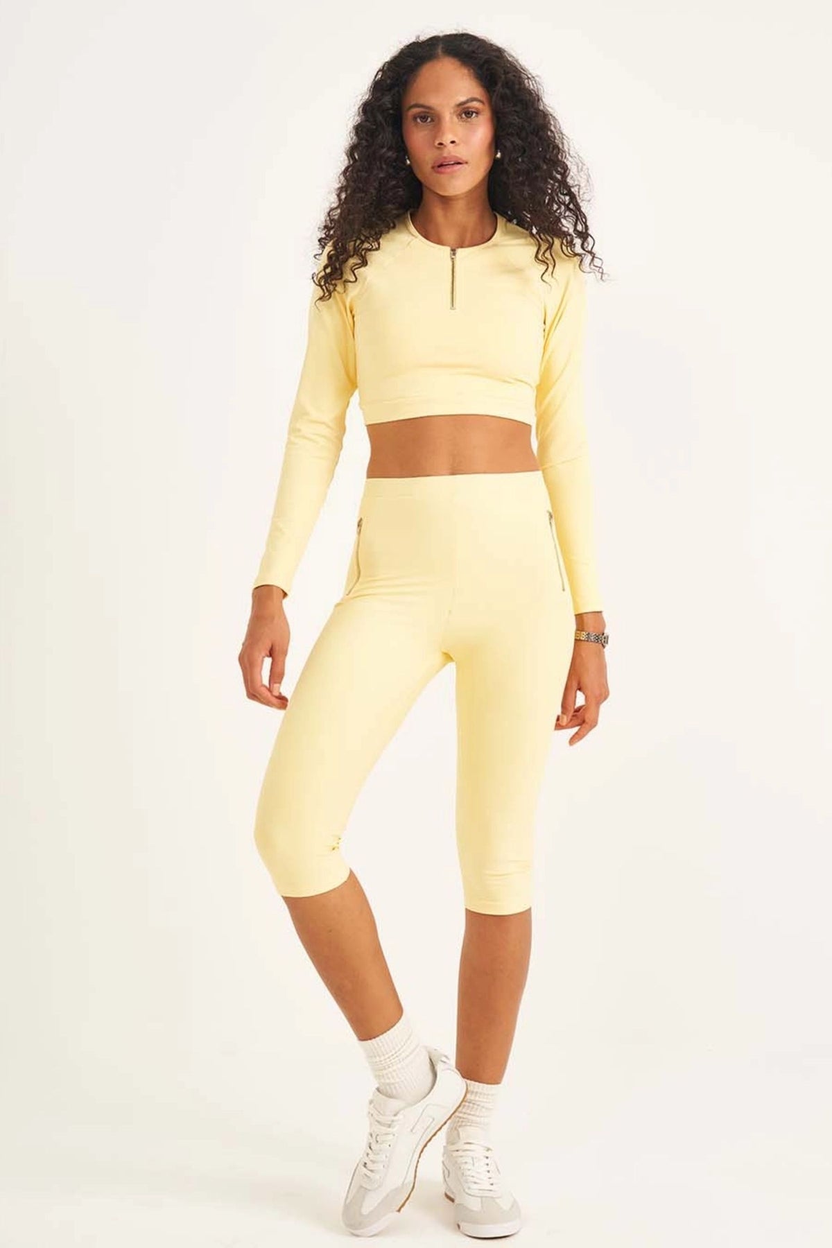 Blusa Cropped Manga Longa con Cierre – COLCCI SPORT – HARMONY