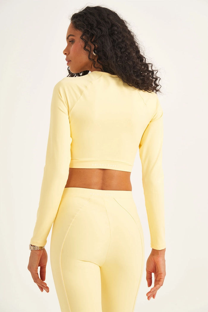 Blusa Cropped Manga Longa con Cierre – COLCCI SPORT – HARMONY