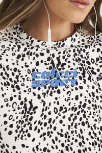 Camiseta Feminina Loose Cropped Estampada – COLCCI SPORT – HARMONY – Primavera 26