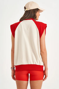 Chaleco Femenino de Moletom Loose Contrast – COLCCI SPORT