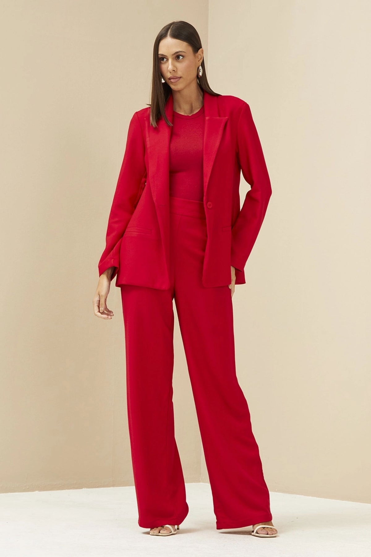 Blazer Femenino de Sastrería Alargada -Urban Breeze