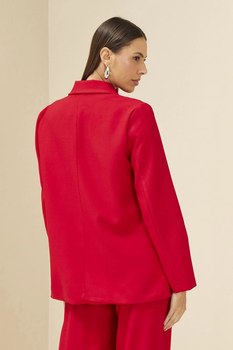 Blazer Femenino de Sastrería Alargada -Urban Breeze